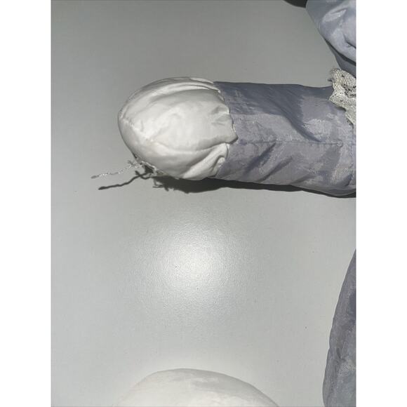 Fisher Price Puffalump Gray Christmas Mouse Candy Cane Plush 1987 Stuffed 12" - Picture 4 of 15